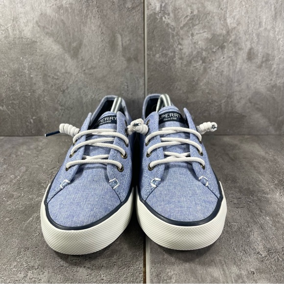 Sperry Seacoast Canvas Blue Women’s 6.5 - Picture 2 of 8